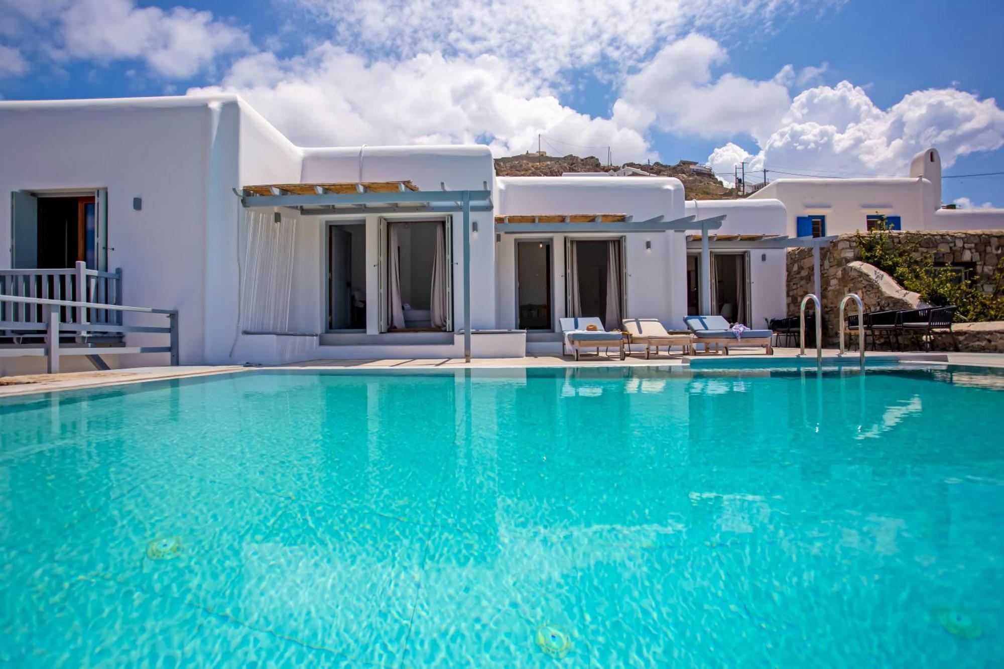 Aqua Breeze Seaview Pool Suites Mykonos Mykonos Town Exterior foto
