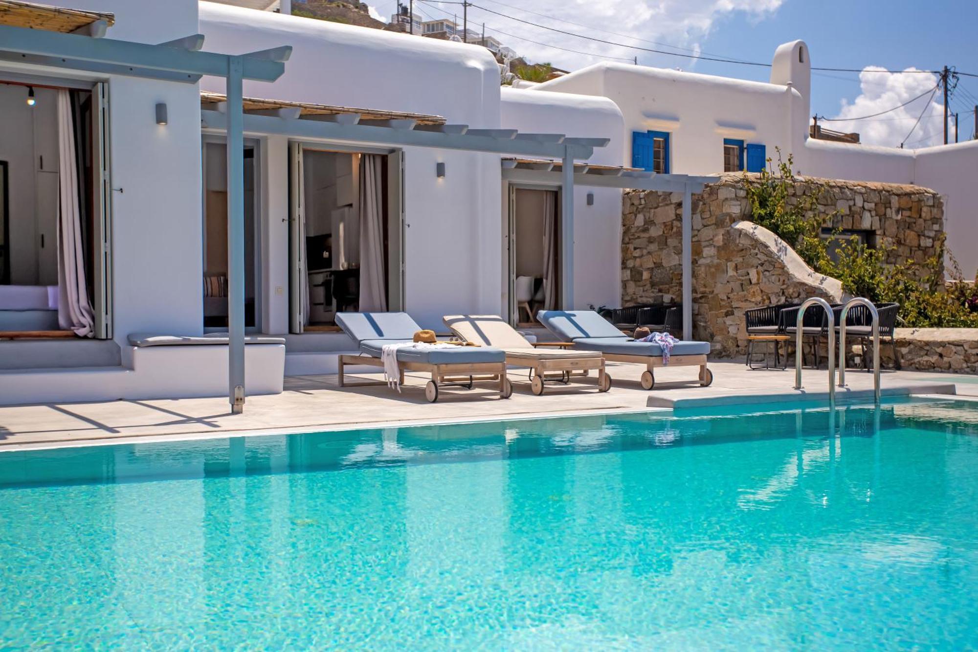 Aqua Breeze Seaview Pool Suites Mykonos Mykonos Town Exterior foto